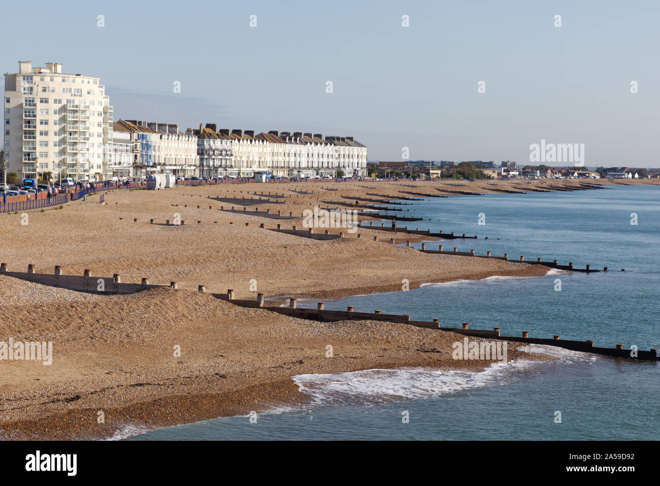 Eastbourne, englische Stadt am Meer Stockfoto