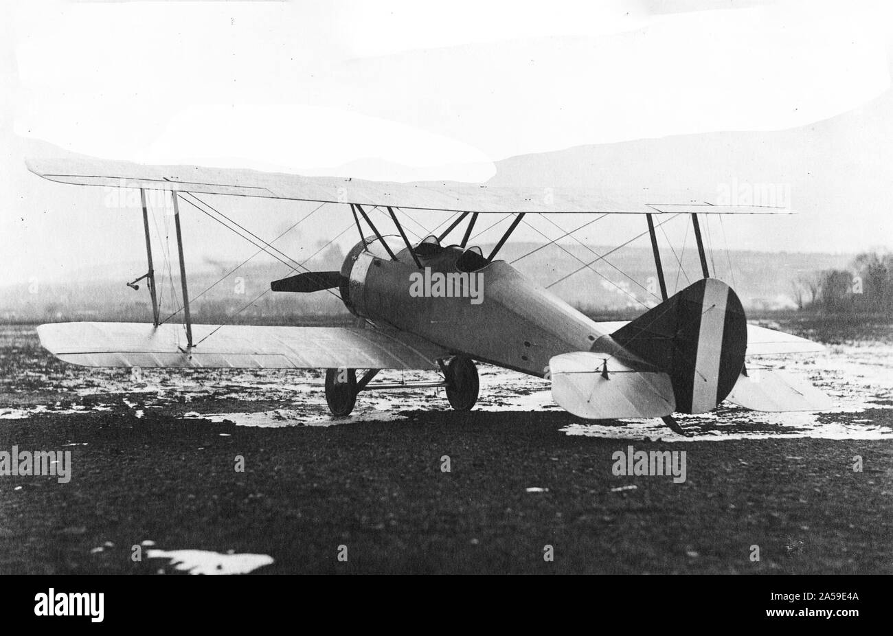 1919 - Typ S-6 Tandem seater Fläche hergestellt von Thomas - Morse Aircraft Corporation, Ithaca, N.Y Stockfoto