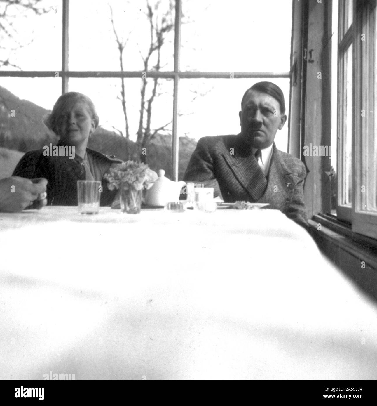 Eva Braun Collection (Album 29) - Offene Foto von Adolf Hitler Ca. 1930s oder 1940s Stockfoto