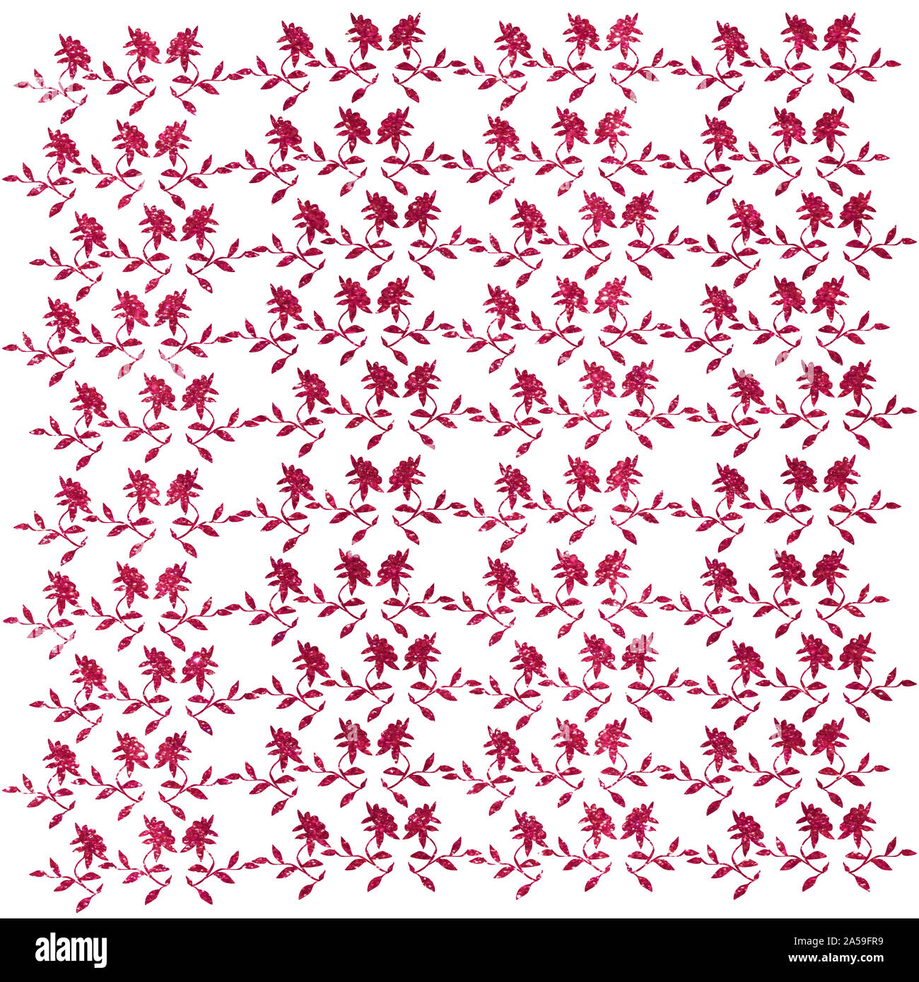 Glitzernde blumen muster Hintergrund Illustration, am besten für die Textil- und Web verwenden Stockfoto