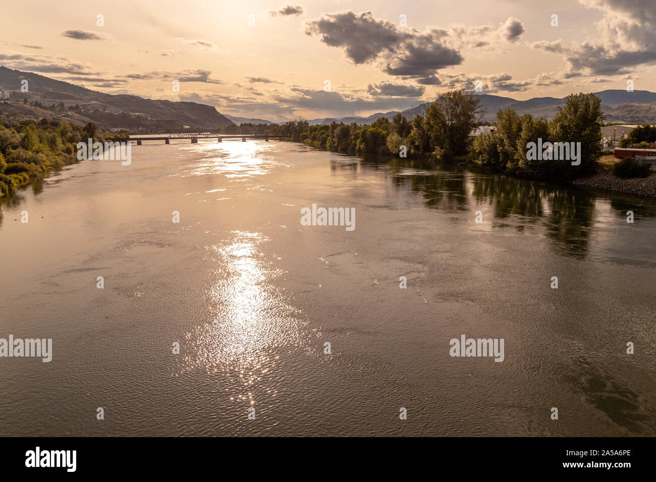 Blick auf Kamloops Kanada BC Stockfoto