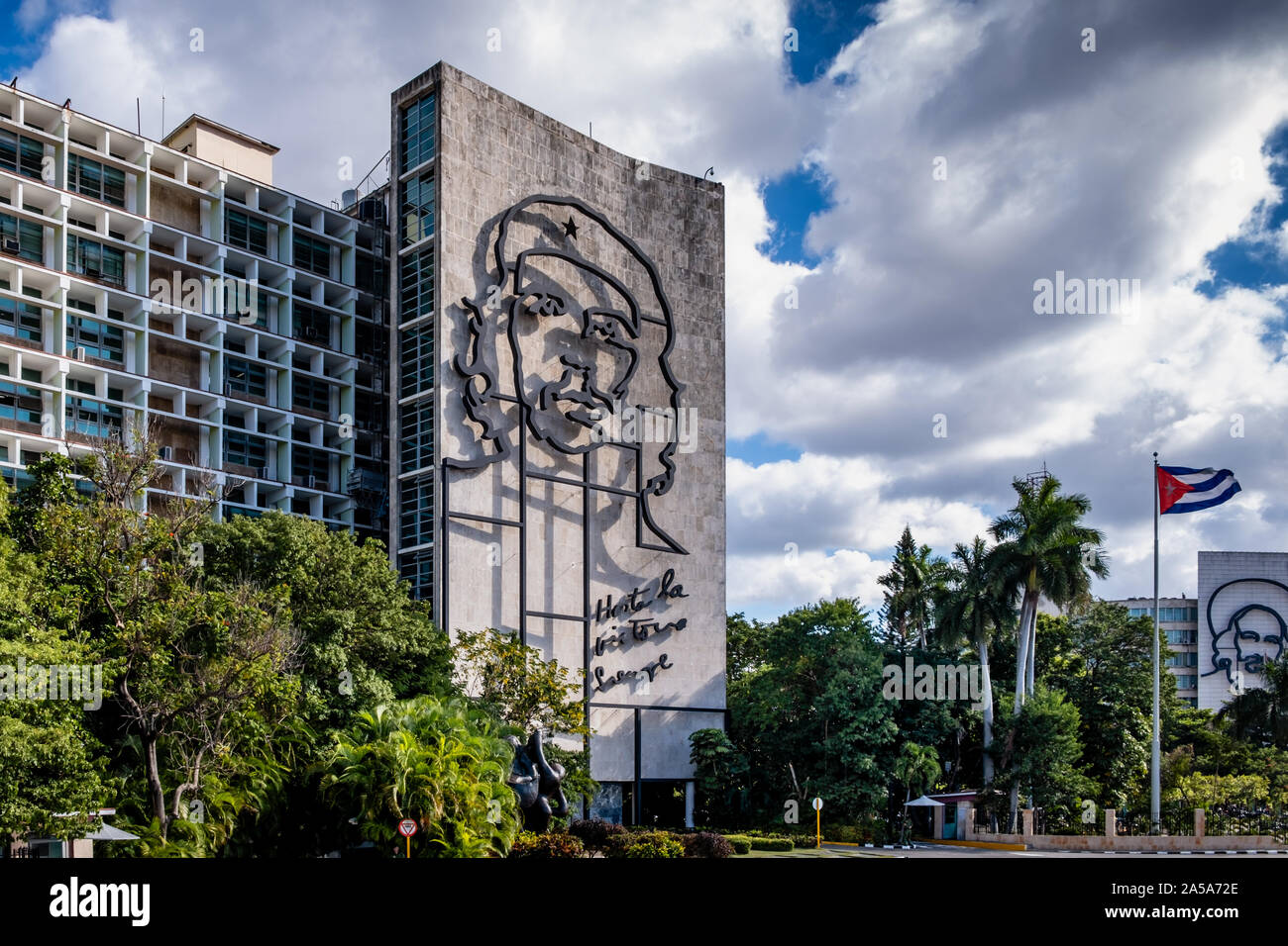 Che Guevara Memorial am Plaza de la Revolucion (Platz der Revolution), Havanna, La Habana Province, Kuba Stockfoto