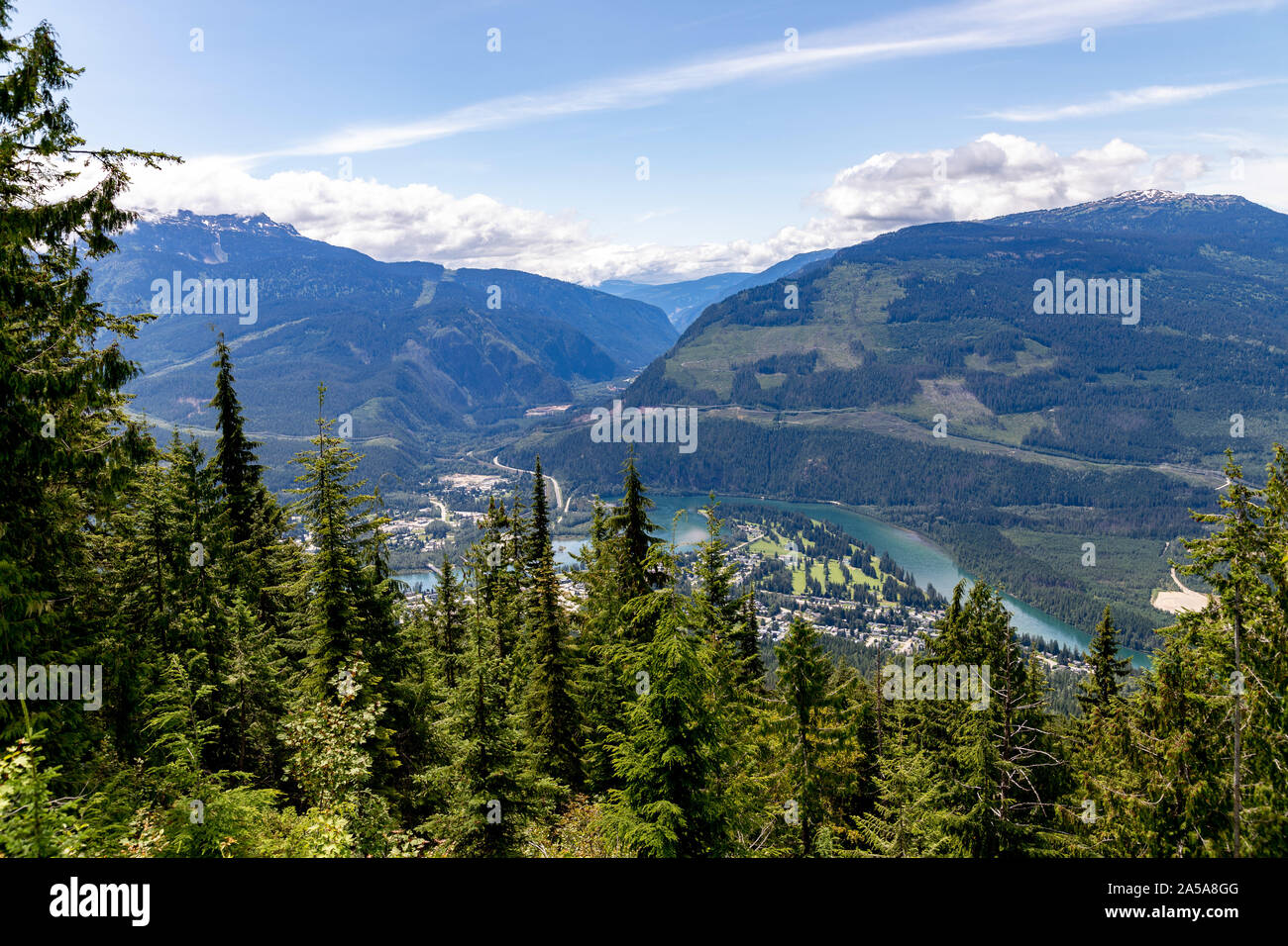 Wiesen in den Himmel Revelstoke Kanada Stockfoto