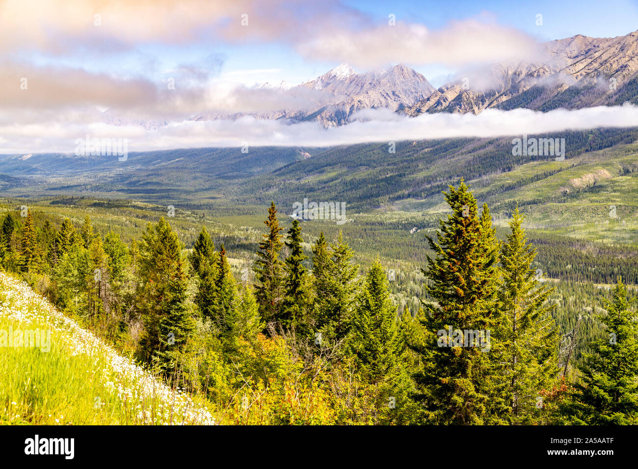 Rocky Mountains graben canada Rockies Stockfoto