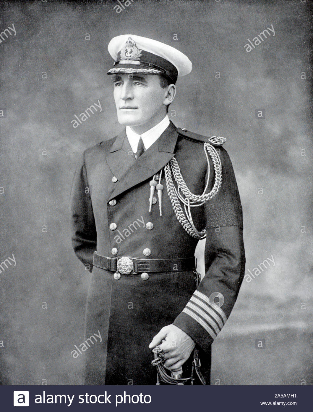Admiral der Flotte Sir Reginald Yorke Tyrwhitt, 1st Baronet, 1870-1951, war eine britische Royal Navy Officer, vintage Foto aus dem Jahre 1900 Stockfoto