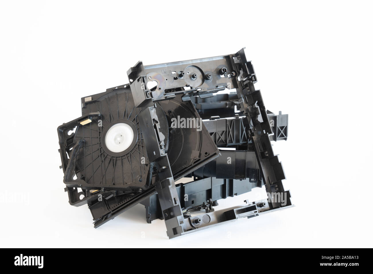 Recyceln Sie Teile von alten Computern für die Ausarbeitung der Konvertierung Stockfoto