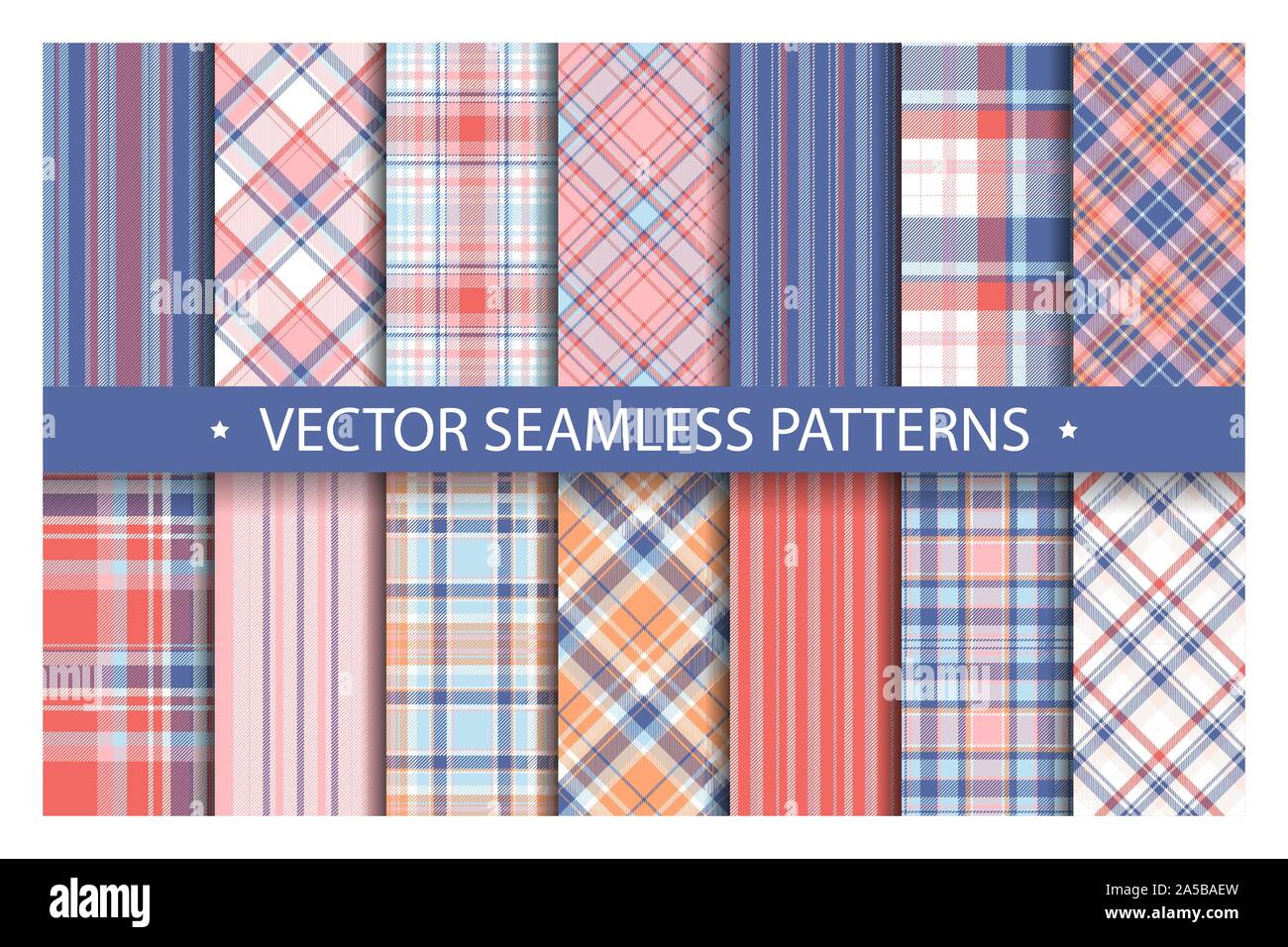 Tartan Muster nahtlose plaid Vektor. Geometrische Hintergrund Stoff Textur. Moderne Check mode Vorlage für Textildruck, Geschenkpapier, Geschenk, c Stock Vektor