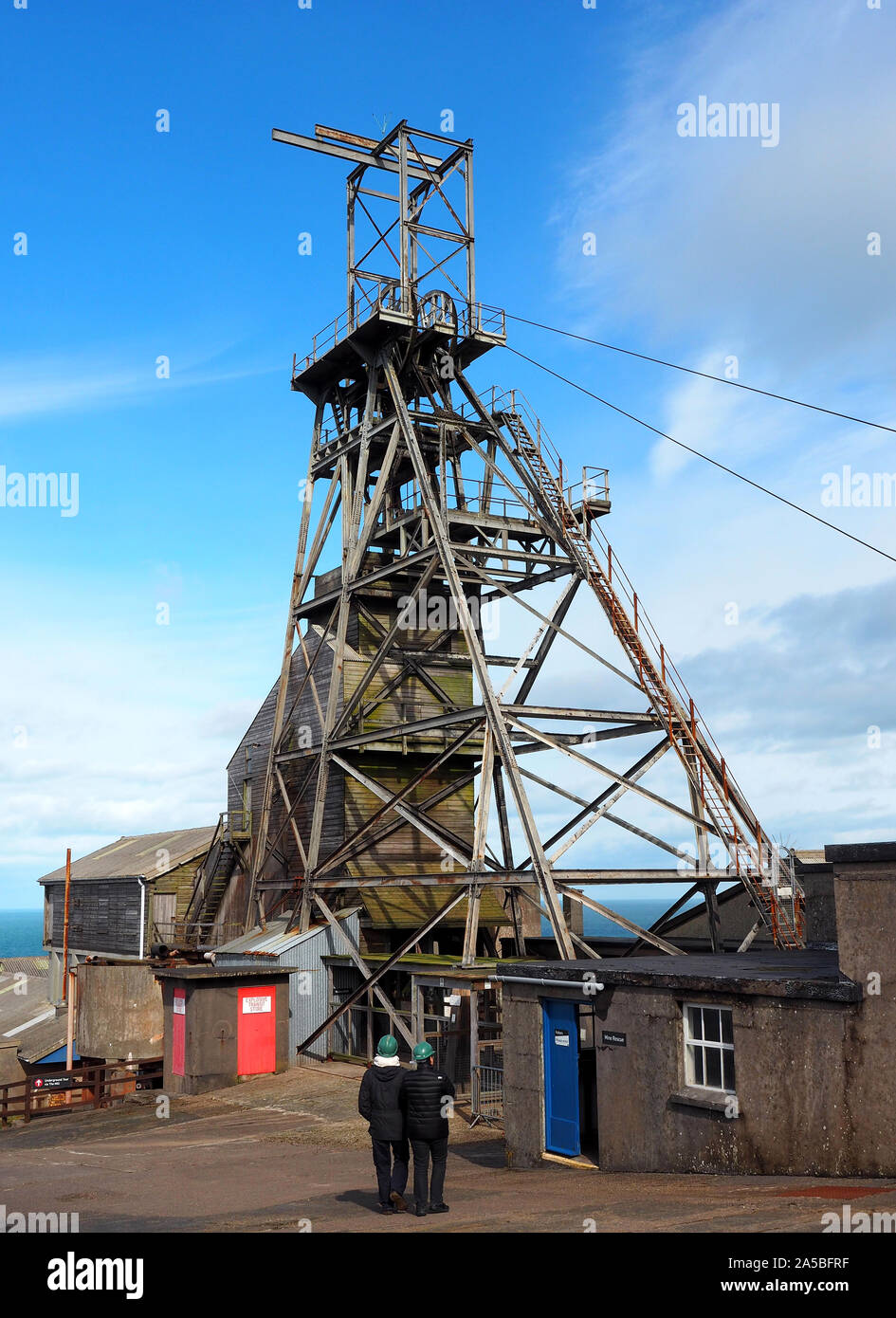 Geevor Tin Mine Museum, Cornwall, England Stockfoto