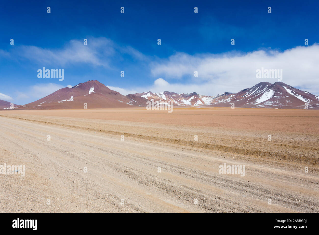 Bolivianischen Landschaft, Salvador Dali Desert View. Schöne Bolivien Stockfoto