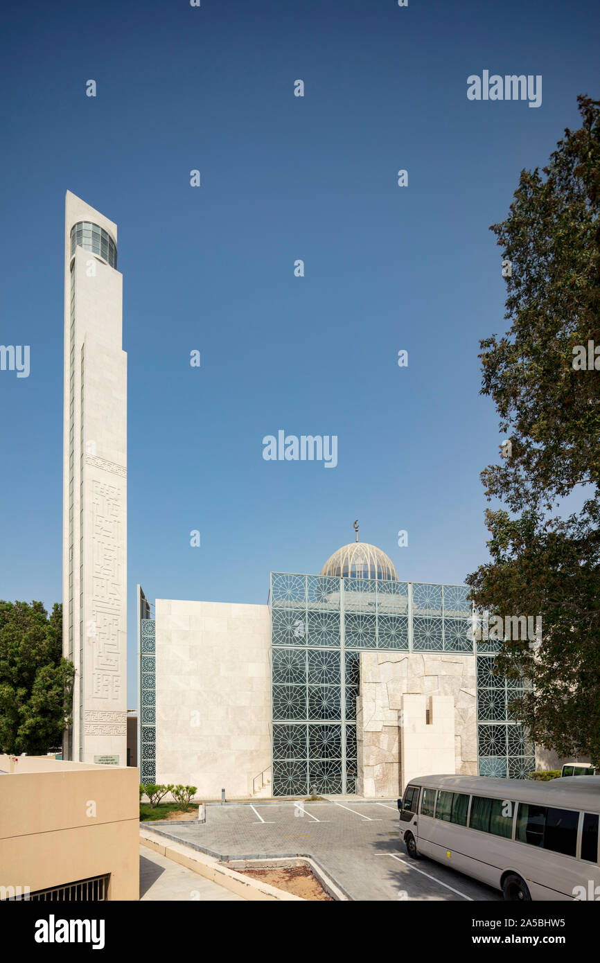 Abdul Rahman Siddique Moschee, Palm Jumeirah, Dubai, Vereinigte Arabische Emirate Stockfoto