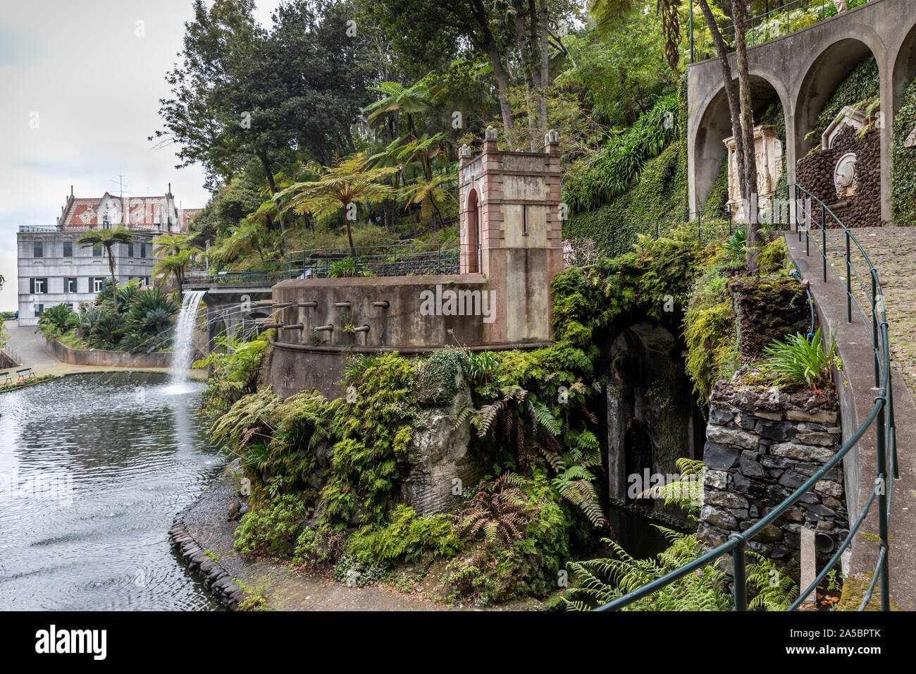 Der tropische Garten Monte Palace, Funchal, Madeira, Portugal Stockfoto