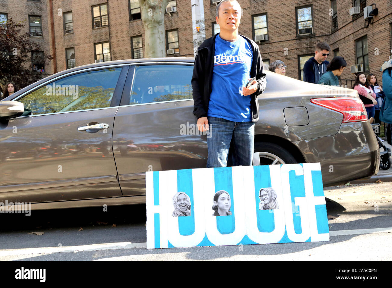 Bernie ist zurück Rally, New York, USA Stockfoto