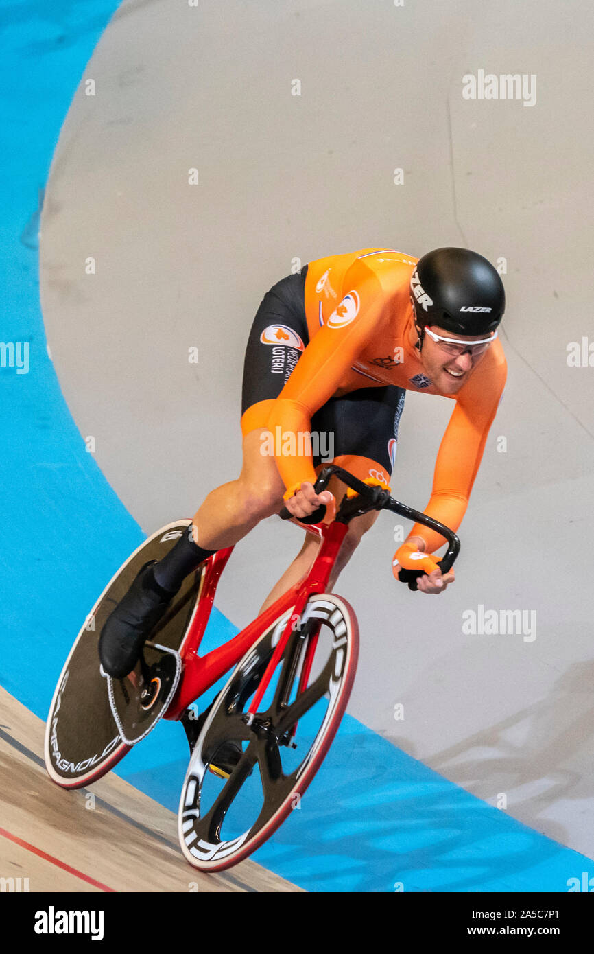 Jan-Willem van Schip NED beim UEC Titel Radfahren Europäische Meisterschaft am Oktober, 18 2019 in Apeldoorn, Niederlande. (Foto von SCS/Sander Chamid) Stockfoto