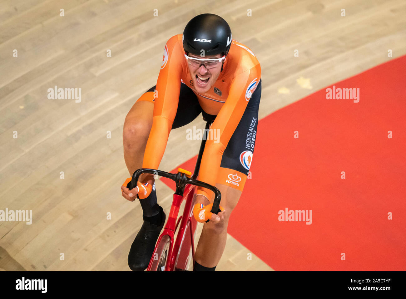 Jan Willlem van Schip während der uec Titel Radfahren Europäische Meisterschaft am Oktober, 16 2019 in Apeldoorn, Niederlande. (Foto von SCS/Sander Chamid Stockfoto