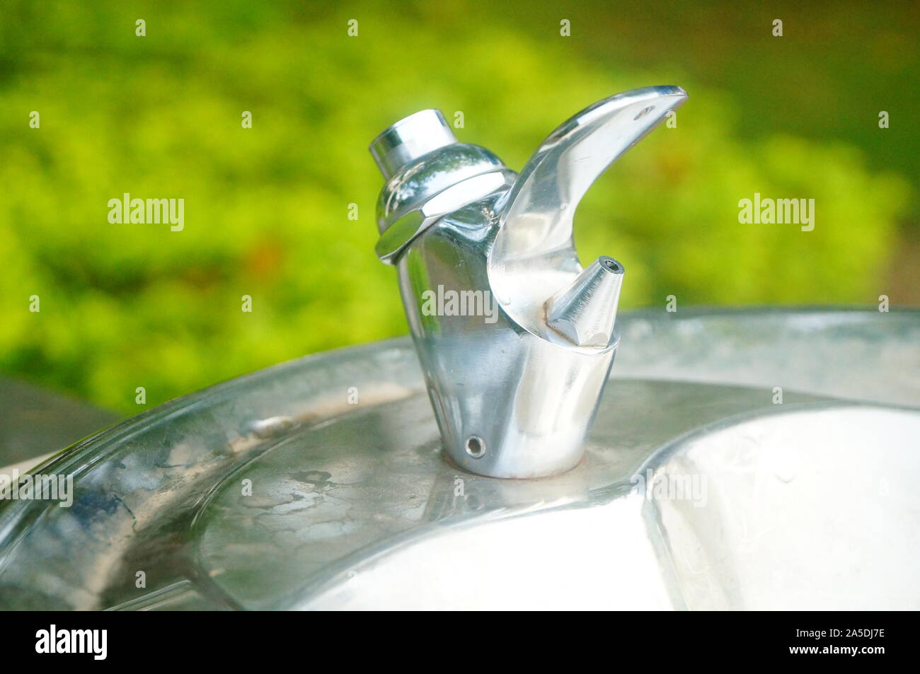 Direkte Trinkwasser Einrichtungen Stockfoto
