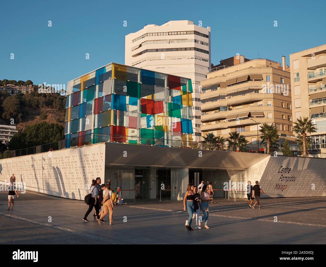 Centre Pompidou. Málaga, Andalusien, Spanien. Stockfoto