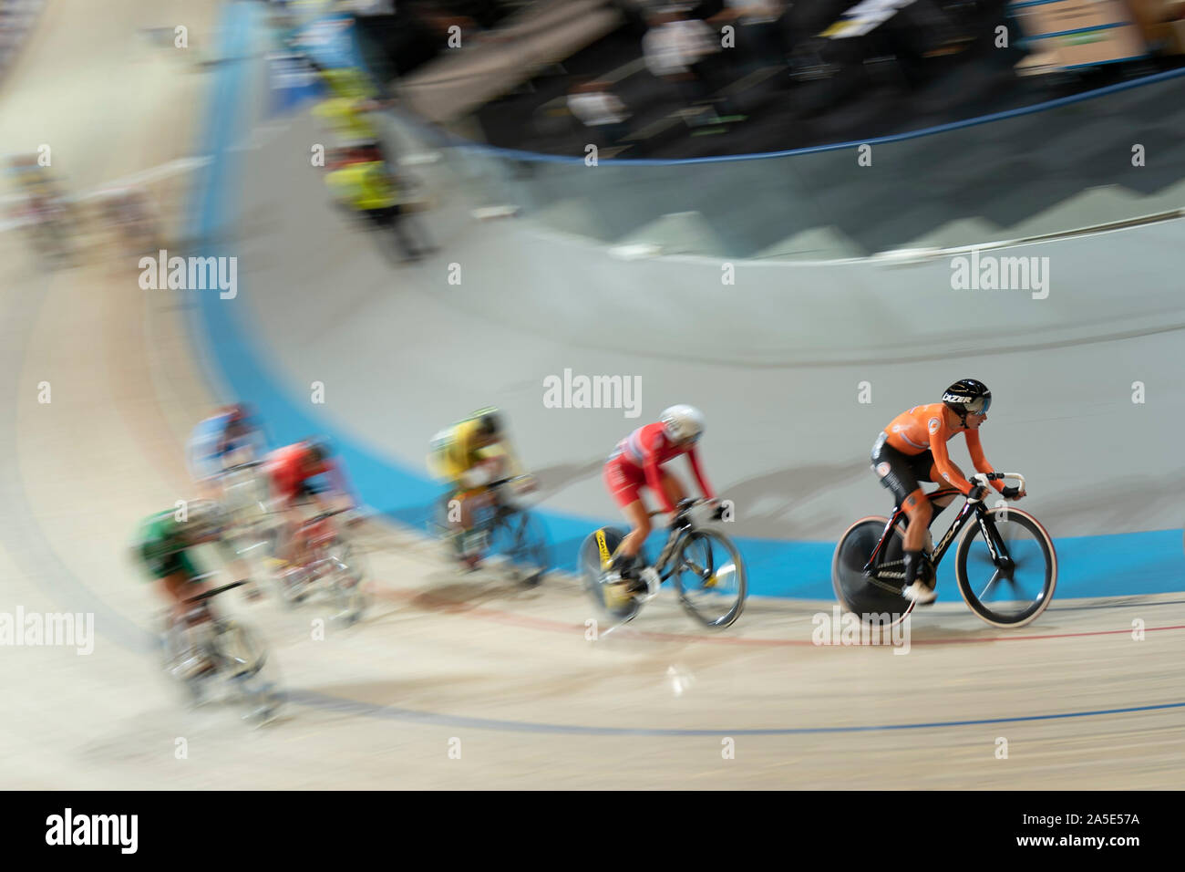 Amy Pieters NED beim UEC Titel Radfahren Europäische Meisterschaft am Oktober, 19 2019 in Apeldoorn, Niederlande. (Foto von SCS/Sander Chamid Stockfoto
