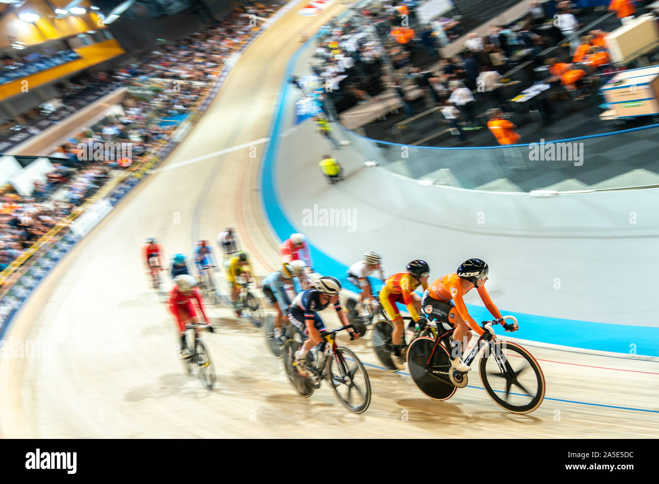 Amy Pieters NED beim UEC Titel Radfahren Europäische Meisterschaft am Oktober, 19 2019 in Apeldoorn, Niederlande. (Foto von SCS/Sander Chamid Stockfoto
