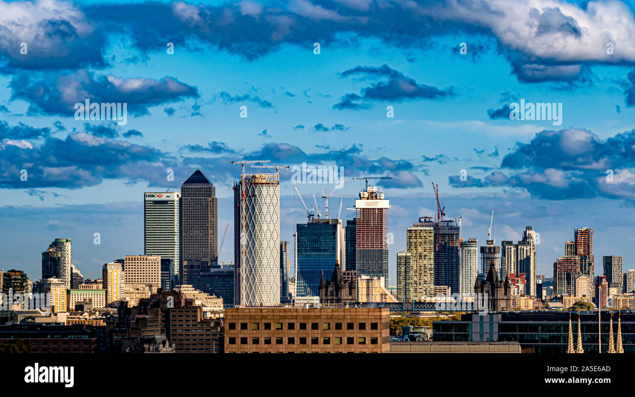 Canary Wharf, London, UK. Stockfoto