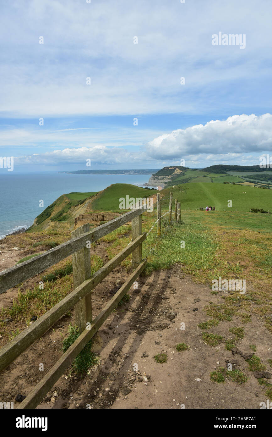 Klippe, Seatown, West Dorset Stockfoto