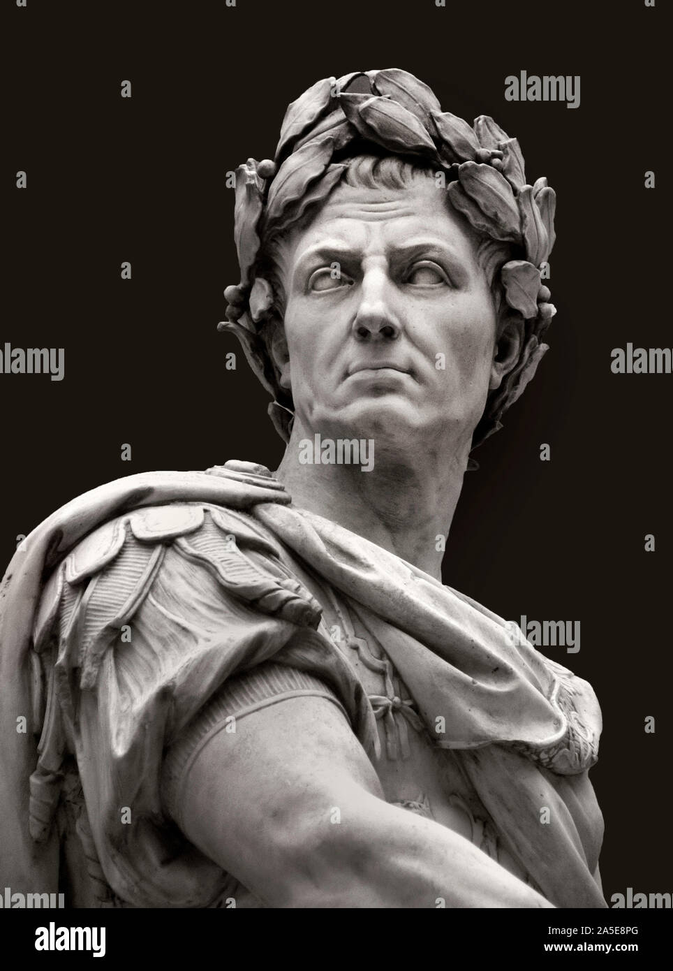 Gaius Julius Caesar 100 - 44 v. Chr. römische Kaiser allgemeine Staatsmann (Roman, Italien,) von Nicolas Coustou 1658 - 1733 Barock Frankreich, Stockfoto