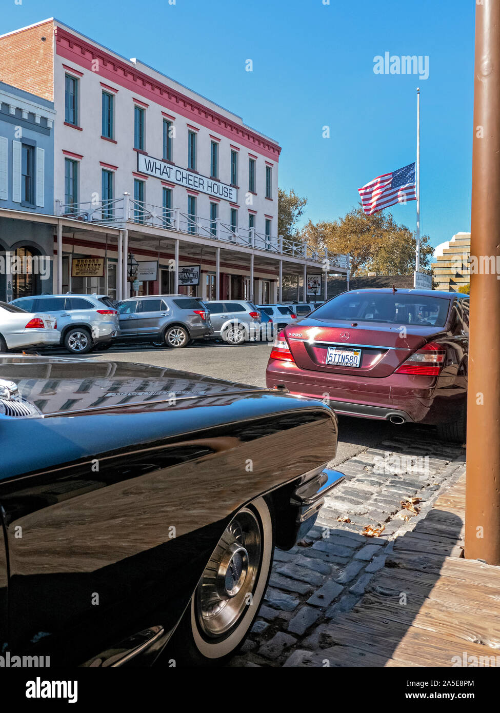 Altstadt-Sacramento-Kalifornien-USA Stockfoto