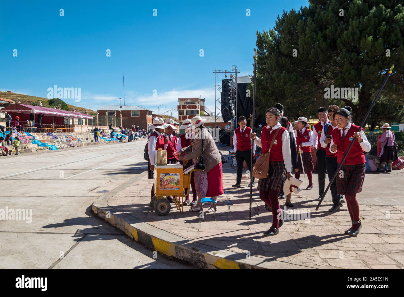 Peru, Pucara Stockfoto