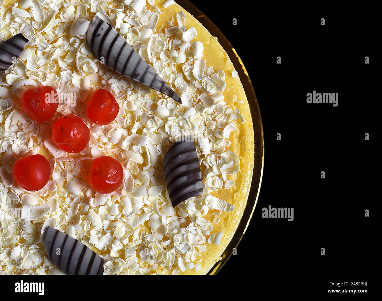 Dessert, Gebäck, Kuchen, Käsekuchen, Eis Stockfoto