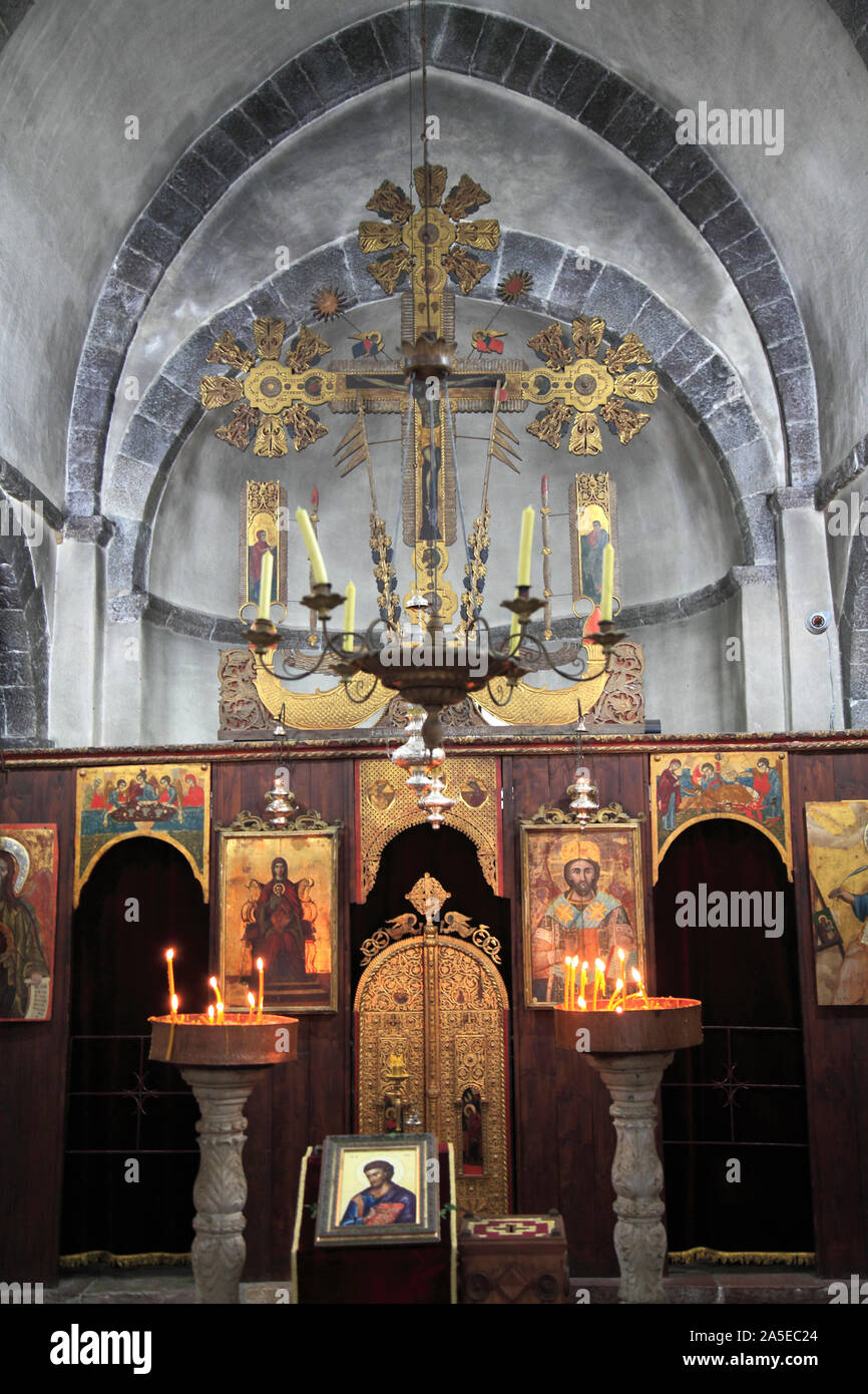 Montenegro, Kotor, St Lucas serbisch-orthodoxen Kirche, Interieur, Stockfoto
