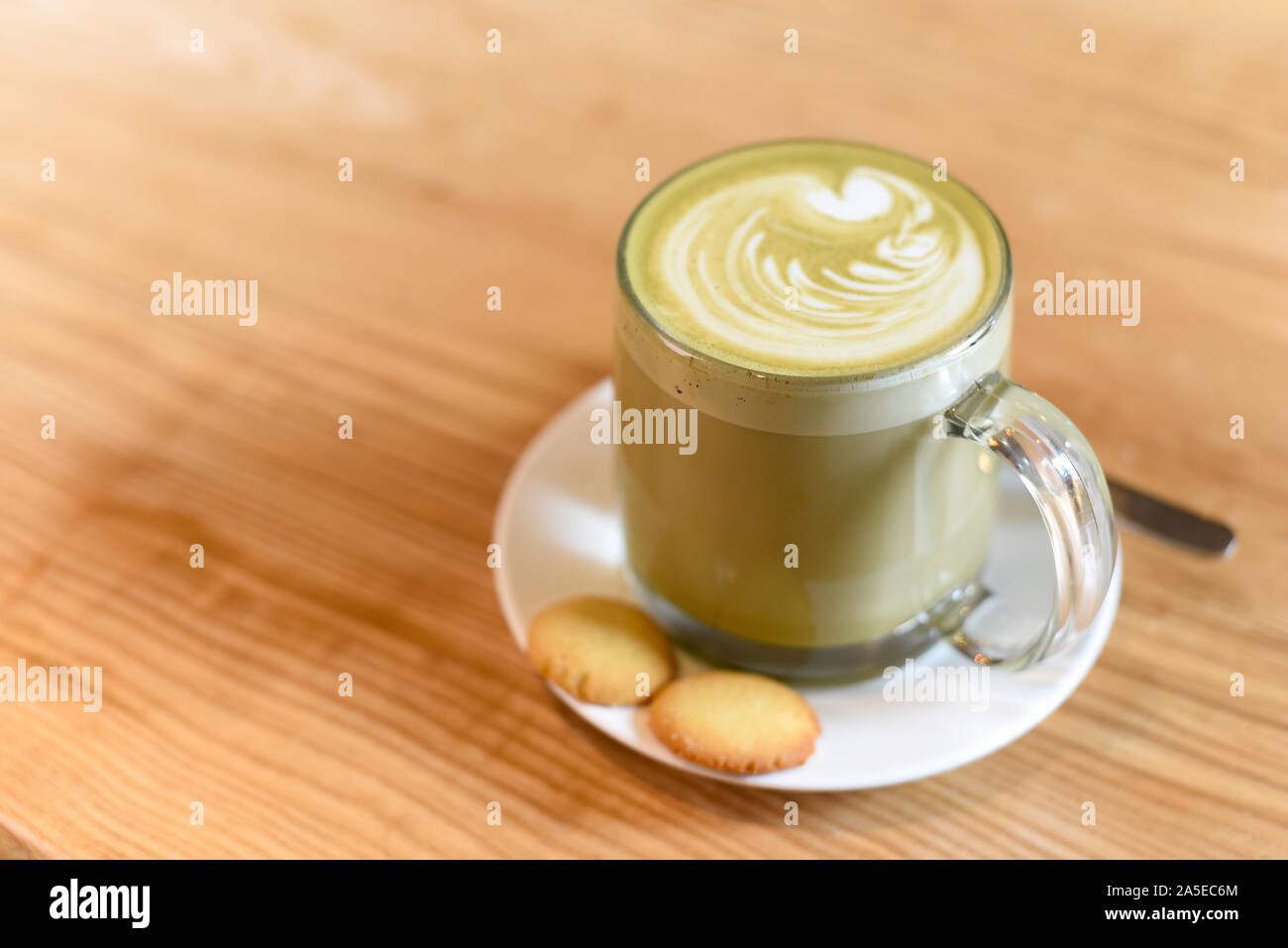 Kaffee, Espresso, Tee, Macha, Cappuccino, Mocca Stockfoto