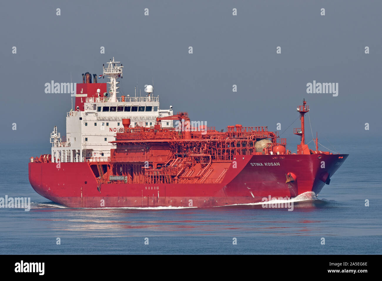 LPG-Tanker Stina Kosan Stockfoto