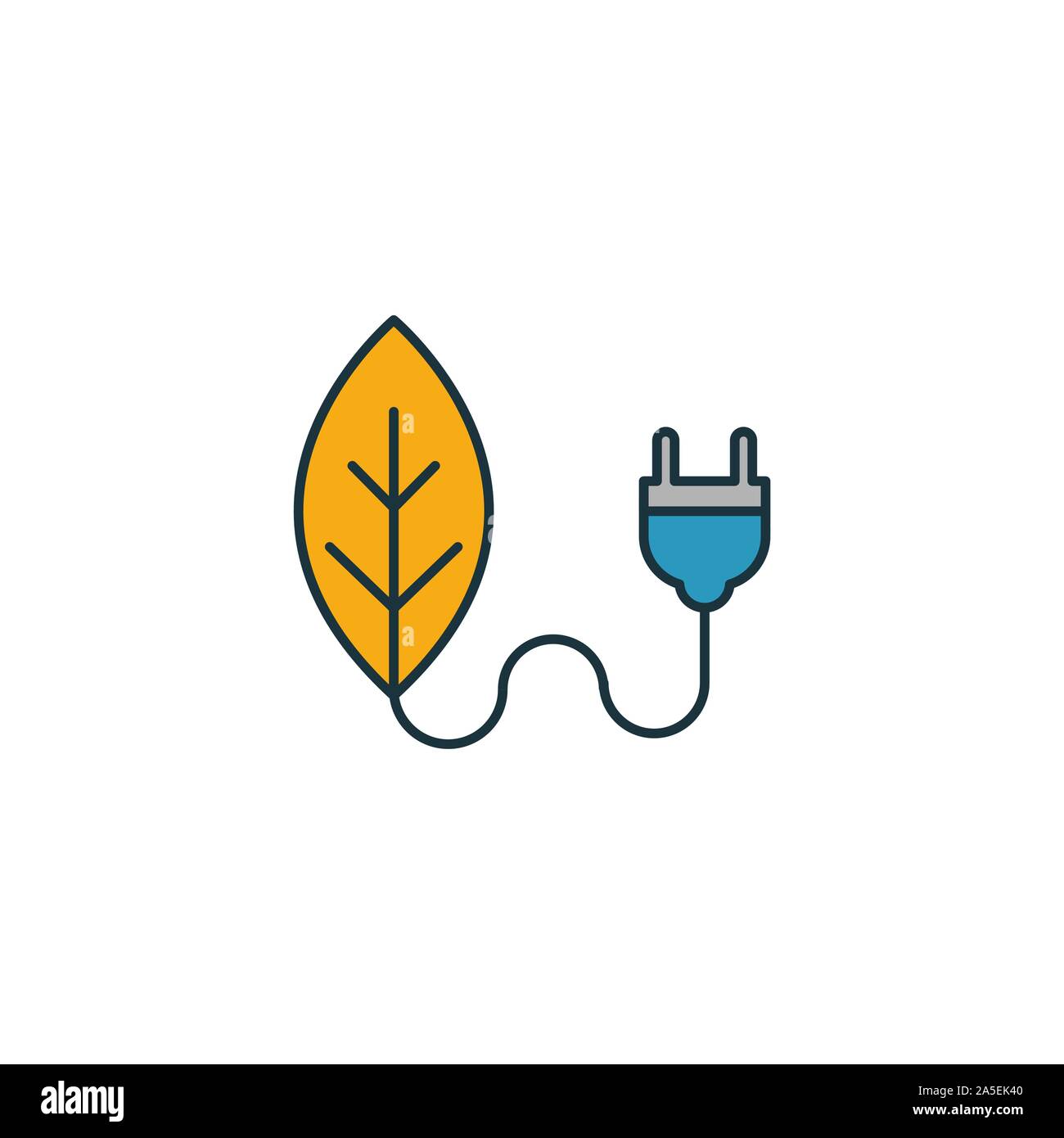 Grüne Energie Symbol gesetzt. Vier Elemente in verschiedenen Stilrichtungen von Kraft und Energie icons Collection. Creative green energy Icons, Outline, farbig Stock Vektor