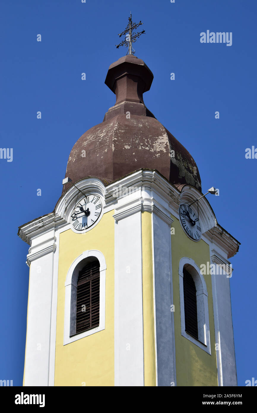 Römisch-katholische Kirche der Heiligen Dreifaltigkeit, Kéthely, Somogy, Ungarn, Magyarország, Europa Stockfoto