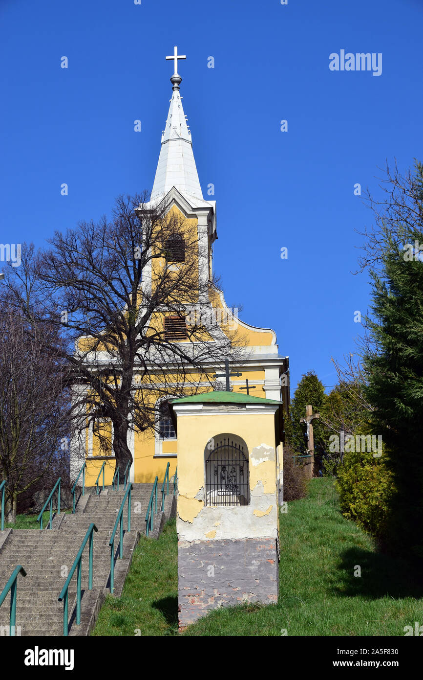 St. Andrew's Römisch-katholische Kirche, Verőce, Komitat Pest, Ungarn, Magyarország, Europa, Szent Andras romai katolikus templom Stockfoto