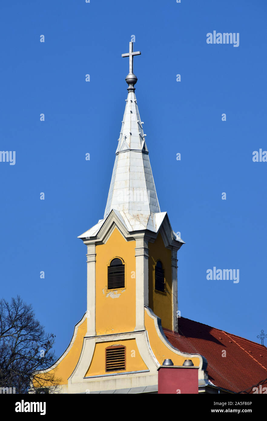 St. Andrew's Römisch-katholische Kirche, Verőce, Komitat Pest, Ungarn, Magyarország, Europa, Szent Andras romai katolikus templom Stockfoto