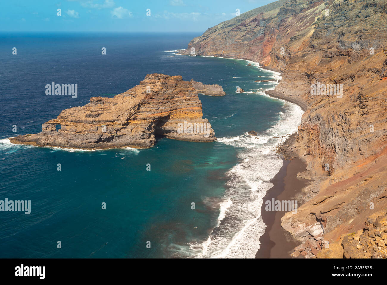 View Point Santo Domingo Rock, La Palma Stockfoto