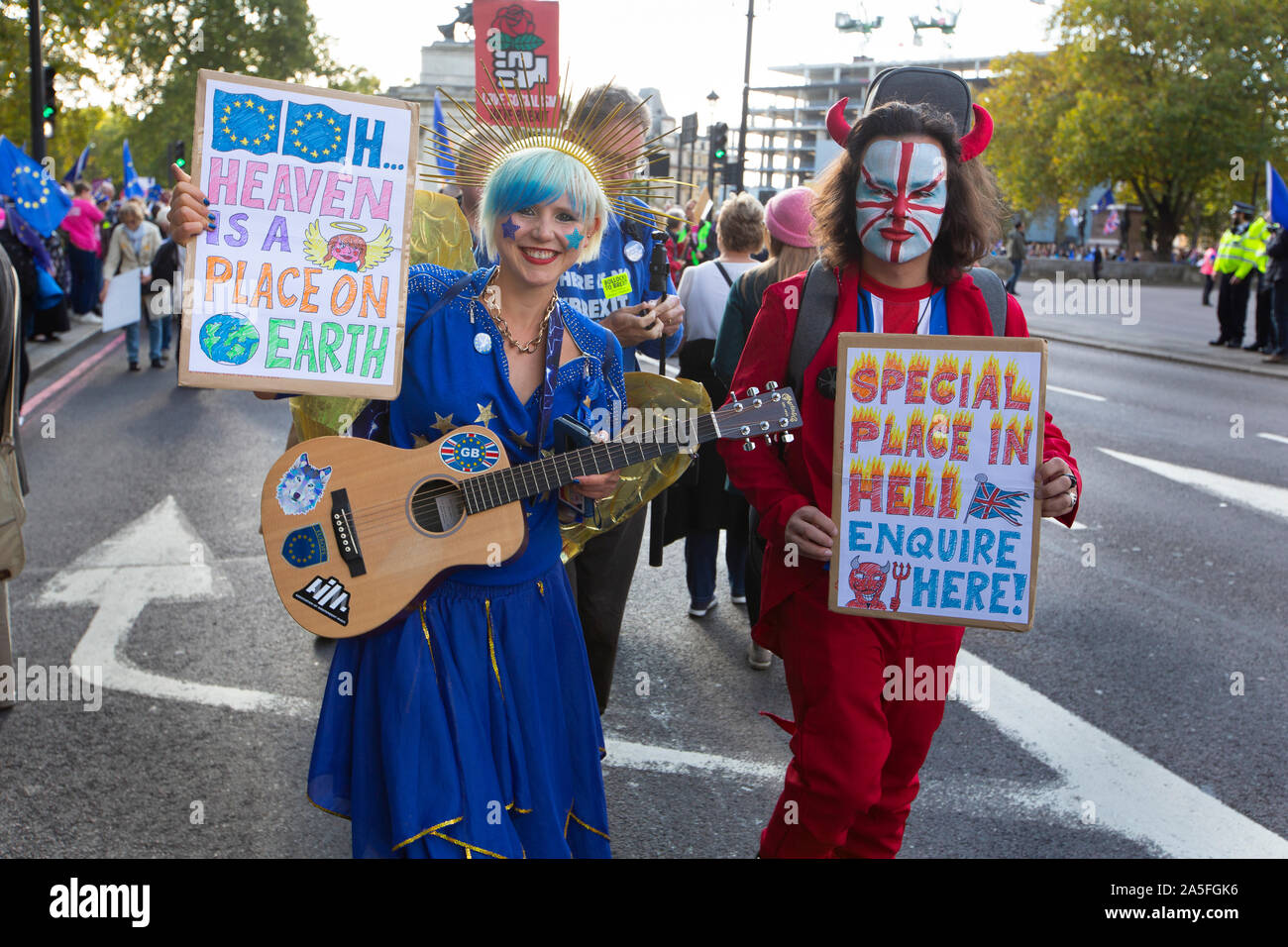 London, England, 19. Oktober 2019; Abstimmung März anspruchsvolle ein zweites Referendum über Brexit. Stockfoto