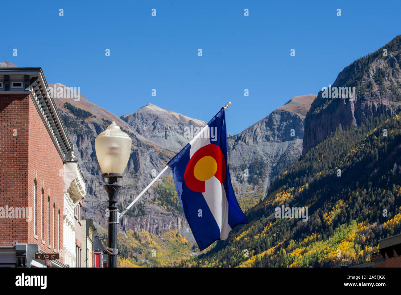 Colorado State Flag Stockfoto