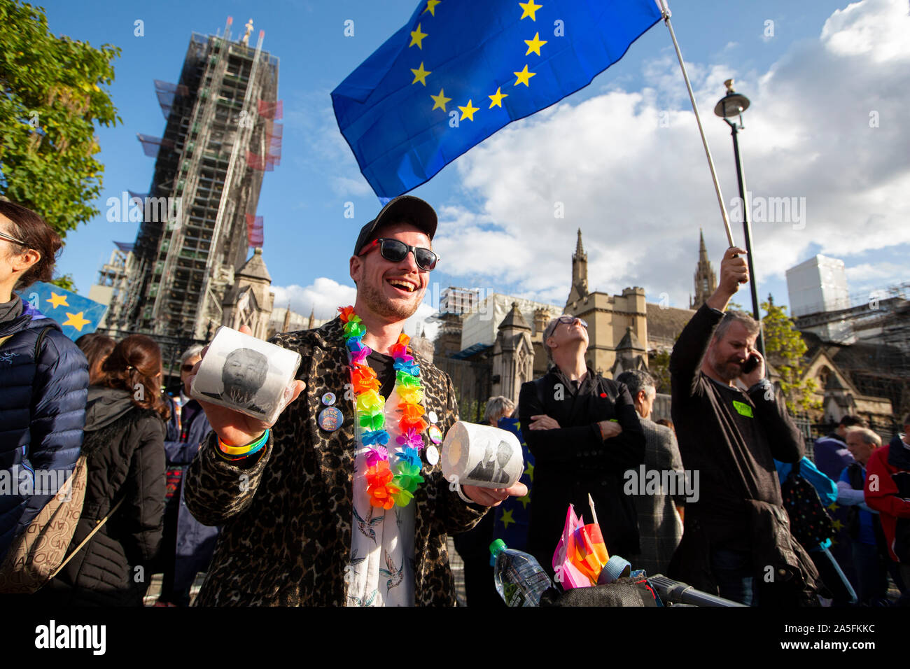 London, England, 19. Oktober 2019; Abstimmung März anspruchsvolle ein zweites Referendum über Brexit. Stockfoto