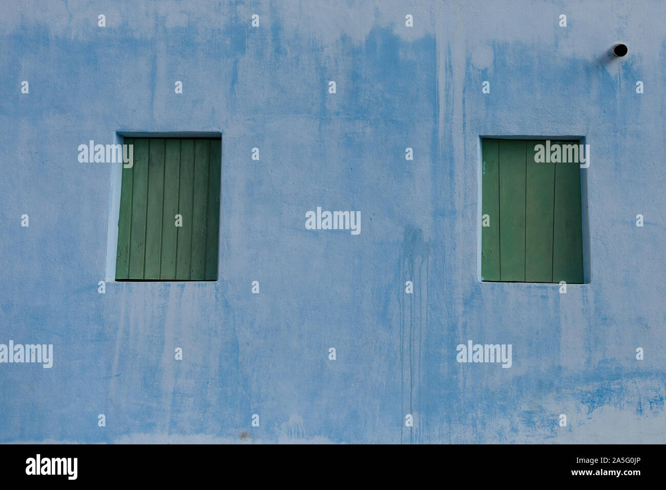 Buique, Pernambuco, Brasilien - 15. Juni 2016: Fassade des armen Haus im Brasilianischen Hinterland Stockfoto