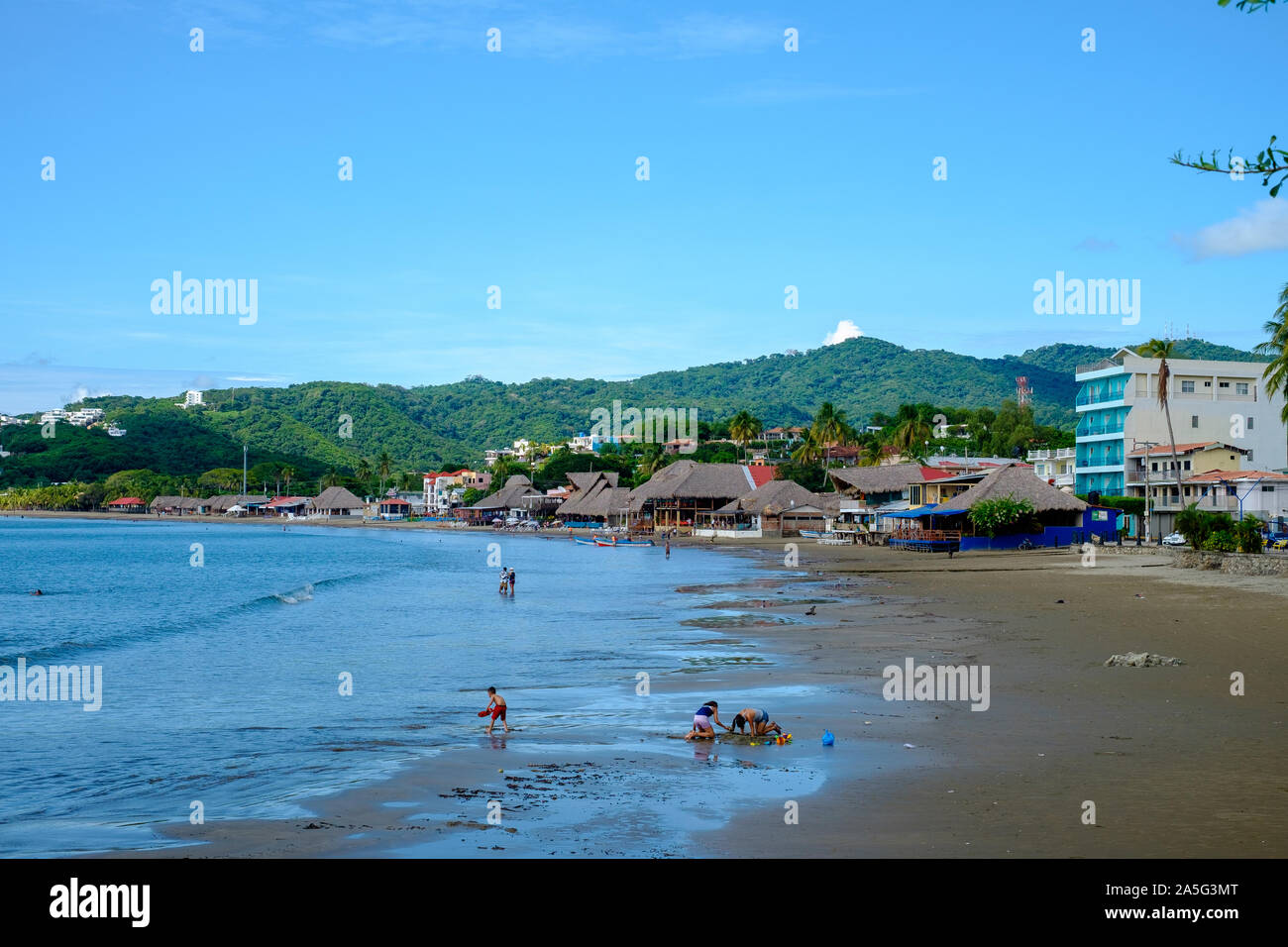 Strand in San Juan del Sur in Nicaragua Stockfoto