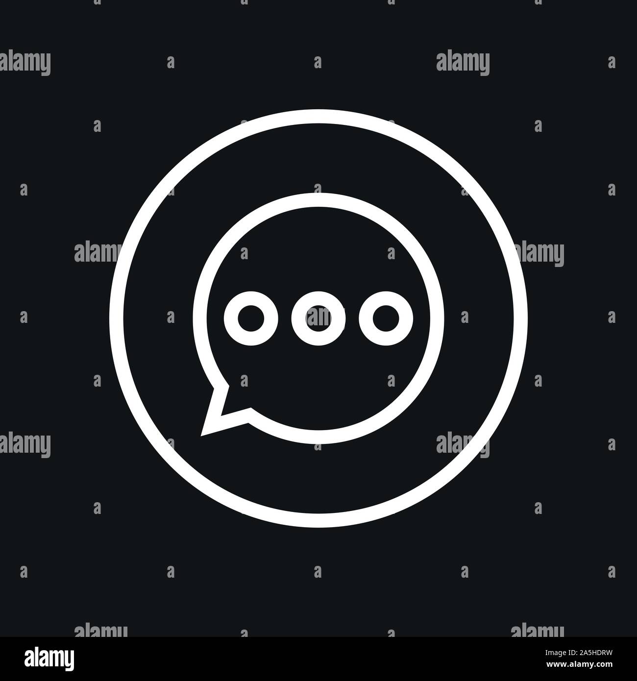 Symbole für Kommunikationsvektoren Stock Vektor