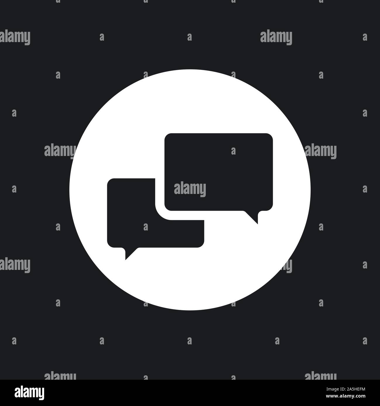 Symbole für Kommunikationsvektoren Stock Vektor