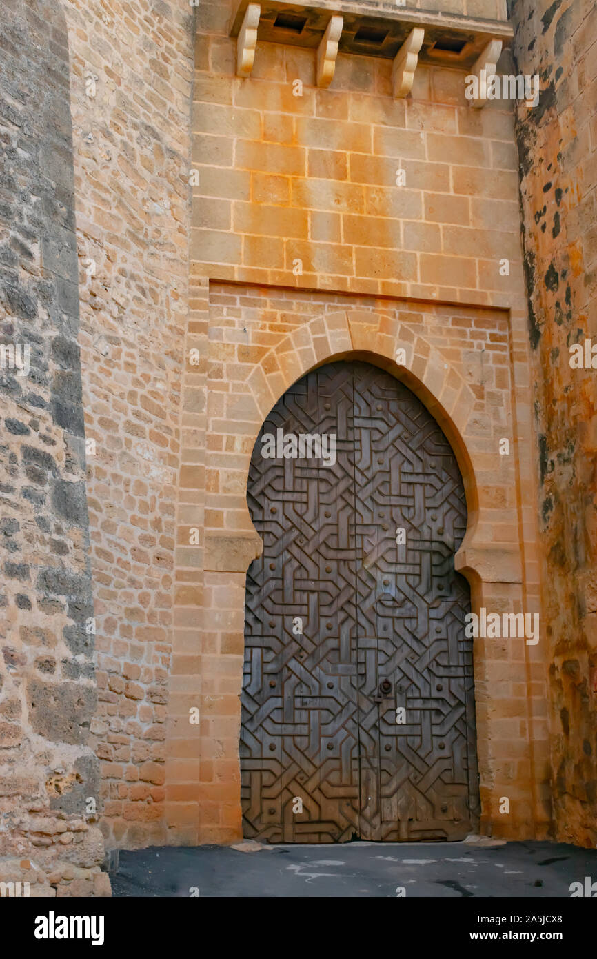 Denia Burg ist ein Symbol der Stadt und besuchen müssen, Stockfoto