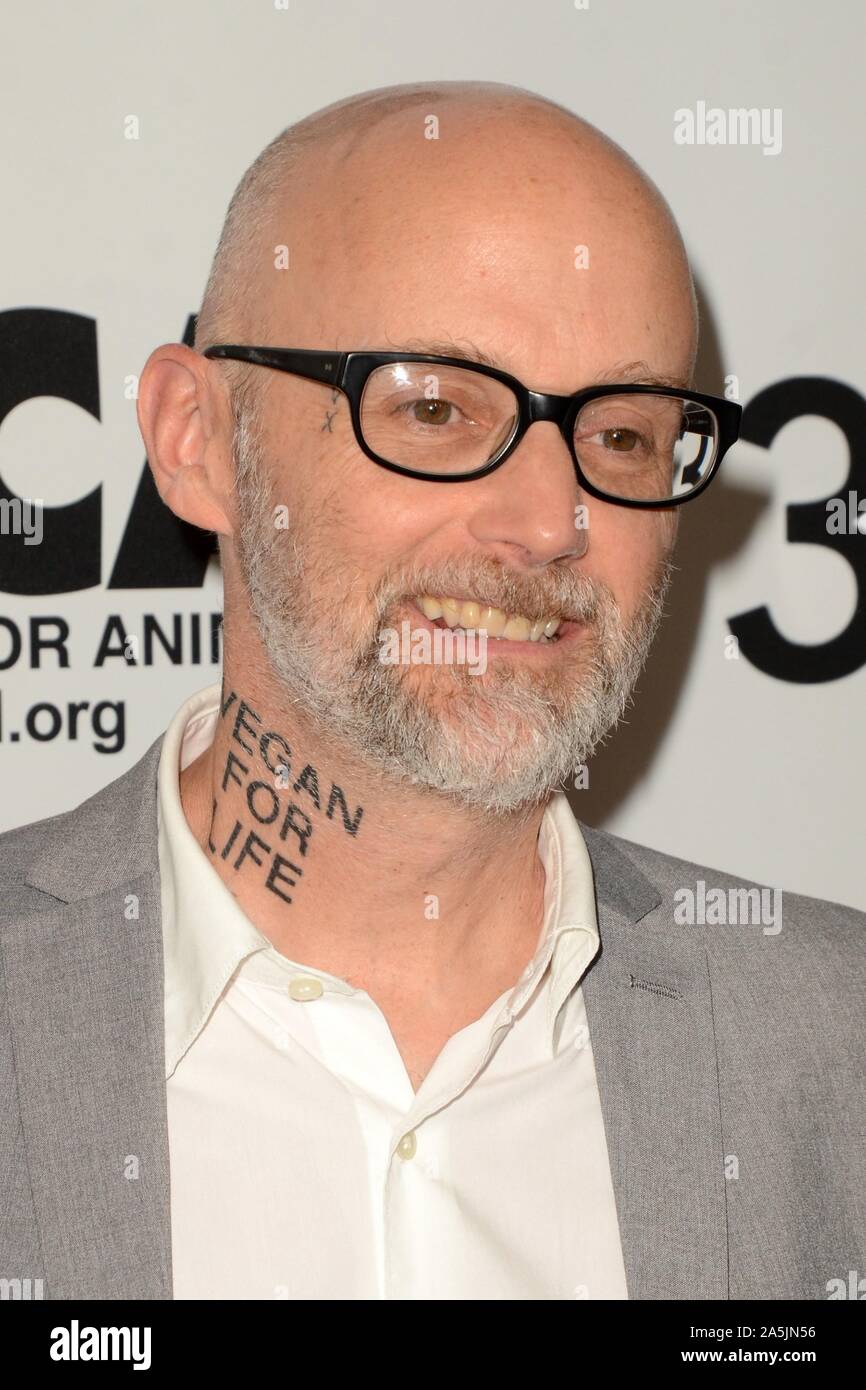 Moby in der Ankunftshalle für Letzte Chance für Tiere" 35. Jahrestag Gala, das Beverly Hilton Hotel, Beverly Hills, CA 19. Oktober 2019. Foto von: Priscilla Grant/Everett Collection Stockfoto