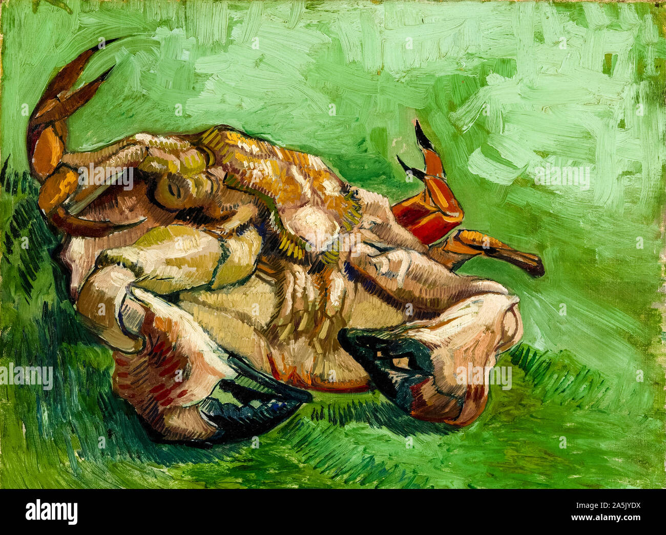Vincent van Gogh, eine Krabbe auf den Rücken, noch immer Leben Malerei, 1888 Stockfoto
