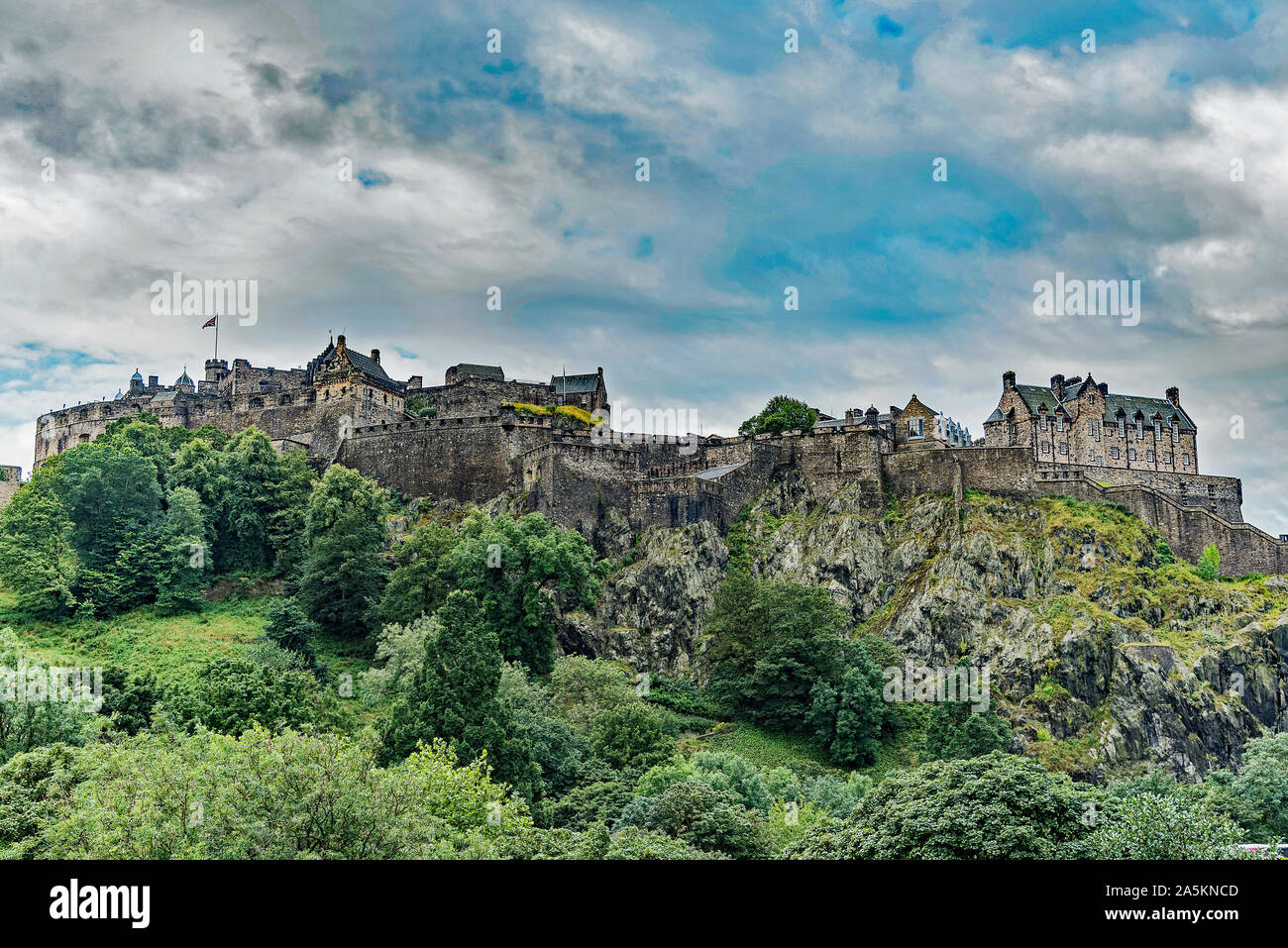 Edinburgh Castle, Castlehill, Edinburgh, Schottland Stockfoto