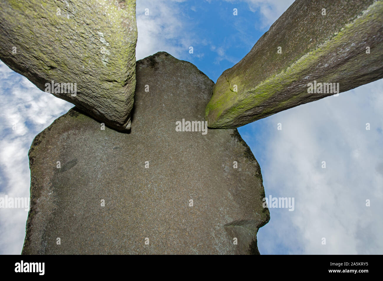 Legananny Dolmen, Megalithic, County Down, Nordirland Stockfoto