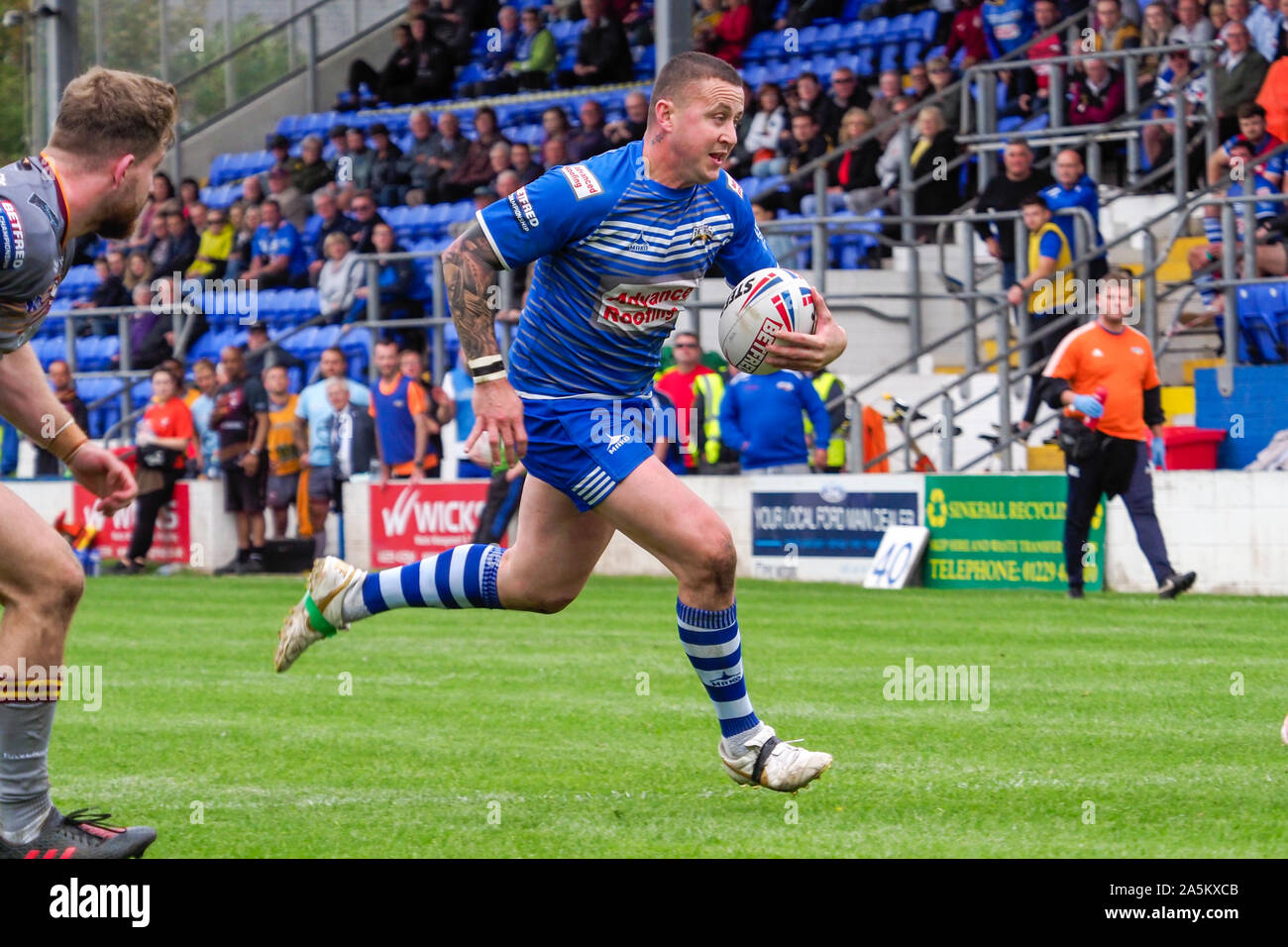 Jamie Dallimore spielt für Barrow Raiders Stockfoto