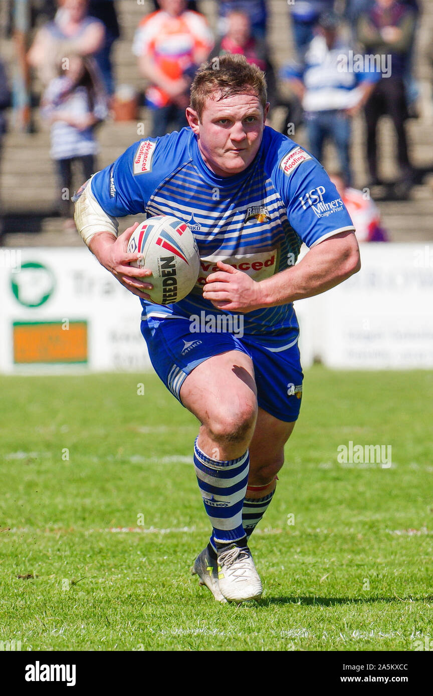 Jono Smith spielt für Barrow Raiders Stockfoto